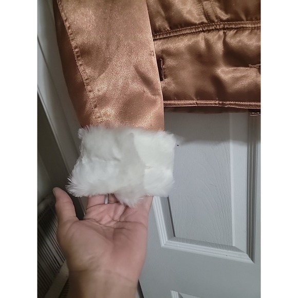 Taxi bronze color waste bomber like jacket pockets , Zipper‎ women's size medium - Picture 5 of 12